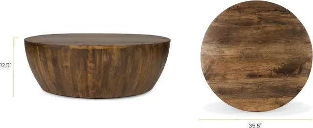 Alt view image 2 of 7 - POLY & BARK Goa Coffee Table, Walnut