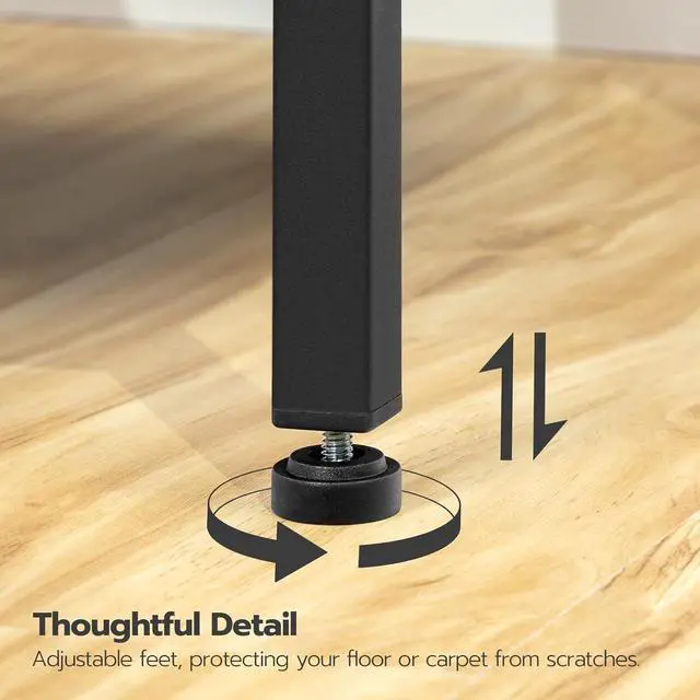 Alt view image 7 of 7 - HOOBRO Bar Table and Chairs Set, 47.2" Dining Table Set with Power Outlet, 3-Piece Pub Table Set, Kitchen Bar Height Table with Stools of 2, Space Saving for Living Room, Rustic Brown BF46UBT01