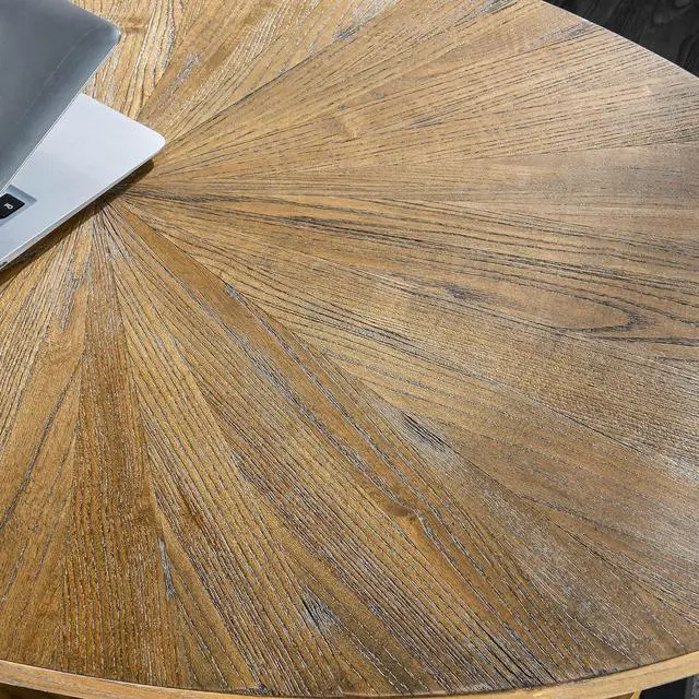 Alt view image 6 of 7 - Solid Wood Oval Coffee Table with Cross Metal Legs, 43.3in Modern Industrail Center Table with Open Shelf Cocktail Tea Table for Living Room Bedroom, Rustic Nature 1811