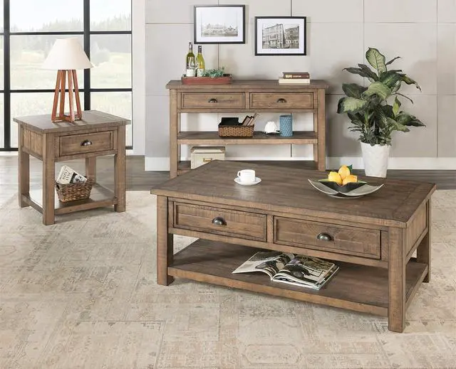 Alt view image 6 of 6 - Martin Svensson Home Monterey Solid Wood Coffee Table, Reclaimed Natural