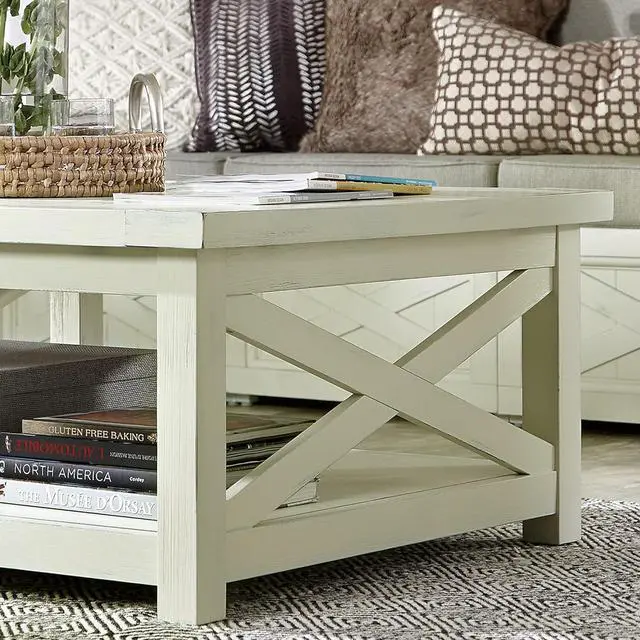 Alt view image 5 of 6 - Homestyles Seaside Lodge Off-White Coffee Table