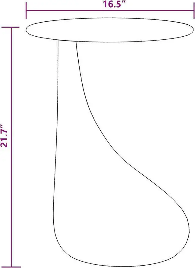 Alt view image 3 of 7 - vidaXL 2-Piece Round Coffee Table Set with Glass Top - Modern & Small, White Coffee Table, Perfect for Living Room or Bedroom (16.5" Diameter)