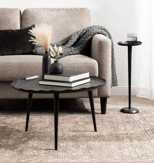 Alt view image 4 of 7 - Kate and Laurel Alessia Round Coffee Table, 25x25x15, Bronze