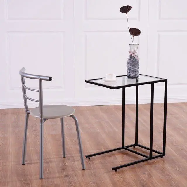 Alt view image 3 of 7 - Tangkula 26" Sofa Side Table, C-Shape Snack Table, Coffee Desk Side Table Coffee Tray End Table Furniture for Home Office