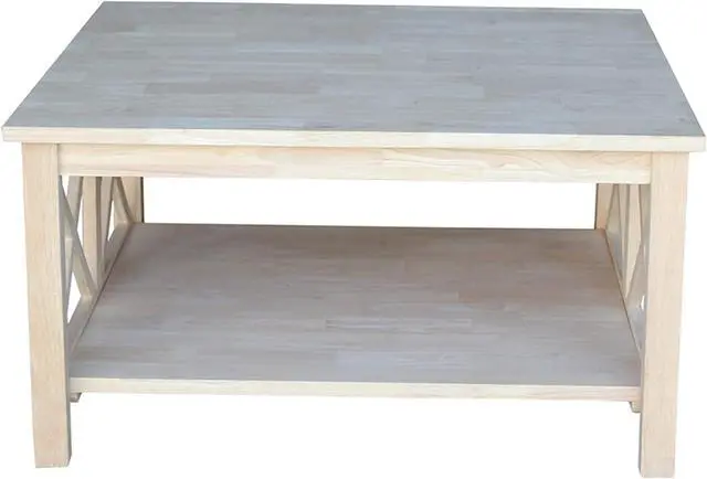 Alt view image 4 of 7 - International Concepts Hampton Coffee Table, Brown