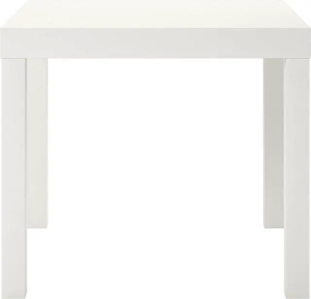 Alt view image 5 of 7 - Ameriwood Home Parsons End Table, White