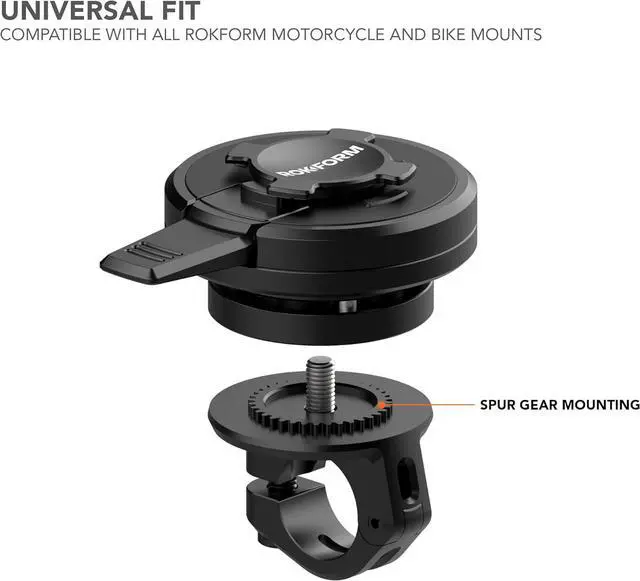 Alt view image 5 of 7 - Rokform  Universal Motorcycle Mount Vibration Dampener, for Motorcycle and Bike Phone mounts, for iPhone, Samsung, & Pixel Twist Lock Cases (Black)