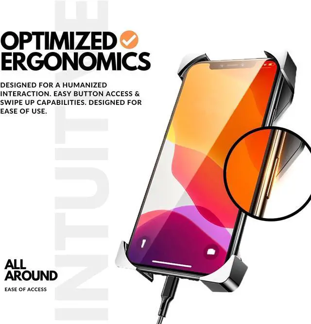 Alt view image 5 of 7 - Motorcycle Phone Mount- Phone Holder for Bike Anti Shake & Durable Bicycle Phone Mount for iphone 14 Pro Max | 11 Pro Max | Android Cell Phones