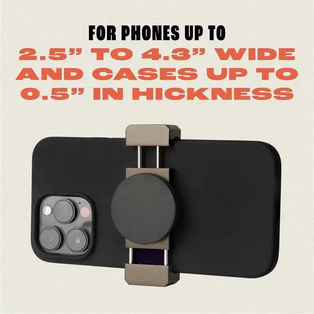 Alt view image 5 of 7 - FREAKMOUNT Magnetic Motorcycle Phone Mount - Compatible with Harley Davidson - Premium Billet Aluminum Holder for Gas Tank, High-Speed Magnet Accessories - Fits Most Phones, Carbon Grey