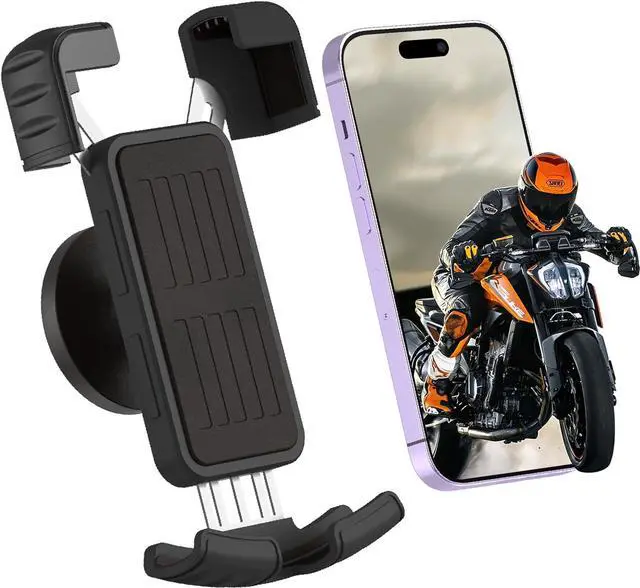 Main image of ULIBERMAGNET Motorcycle Magnetic Phone Mount,Heavy Duty Adjustable Magnetic Cell Phone Holder with Security Lock,Anti Shake 360° Rotation,Compatible with Motorcycles,ATV,UTV,Golf Cart,Car,Cruises
