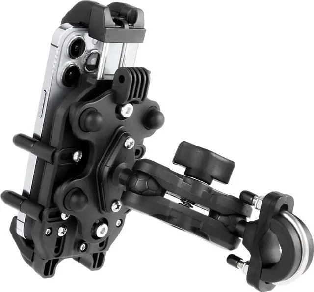 Main image of X-Energy Anti Vibration Shake Motorcycle Phone Mount Holder Handlebar with Vibration Dampener Anti Shake for Motorcycle Bike Bicycle ATV Harley Davidson Fit 4.7''-7.2'' Cell Phone