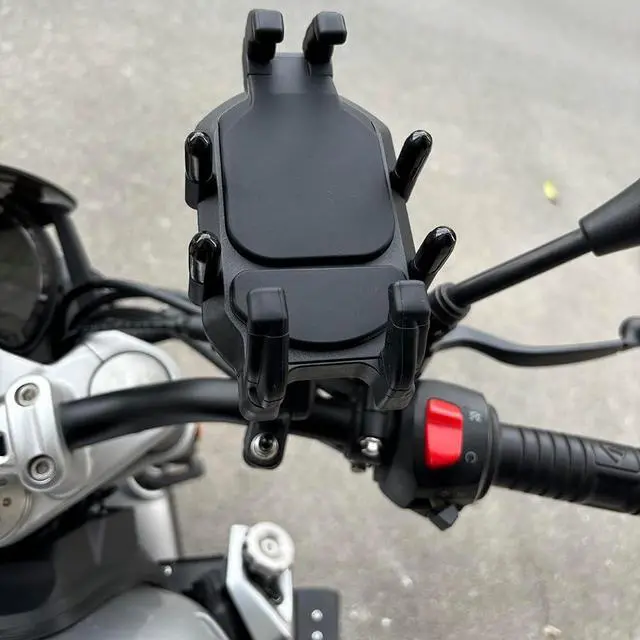 Alt view image 7 of 7 - X-Energy Anti Vibration Shake Motorcycle Phone Mount Holder Handlebar with Vibration Dampener Anti Shake for Motorcycle Bike Bicycle ATV Harley Davidson Fit 4.7''-7.2'' Cell Phone