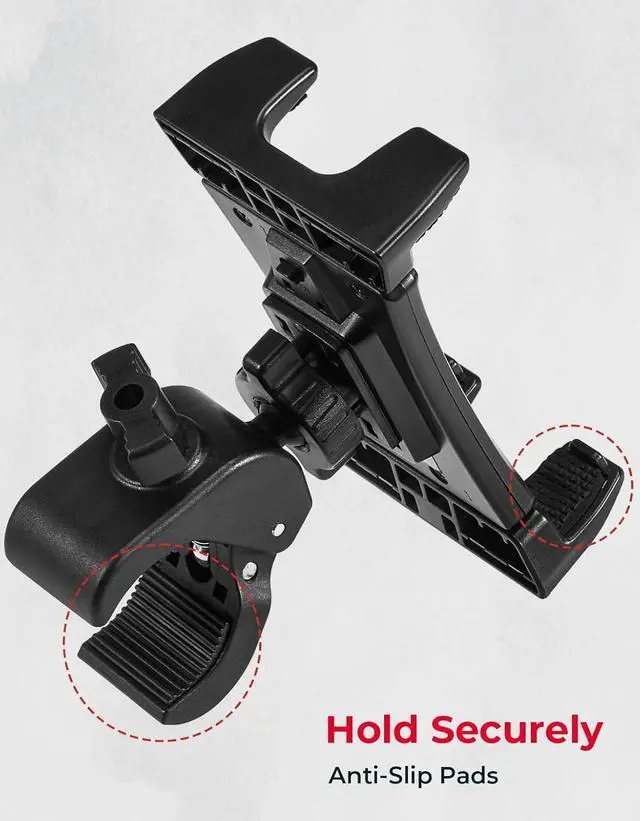 Alt view image 5 of 7 - KEMIMOTO UTV Phone Mount ATV Holder, Fit 4.7"-13" Phone & Tablet, 360° Adjustable Heavy Duty, Compatible with Can-Am Maverick X3 Outlander Polaris RZR Sportsman Kawasaki Talon Viking