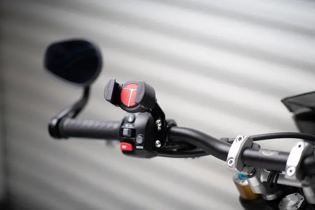 Alt view image 2 of 5 - Techmount Universal Motorcycle Control Mount 4-31001-B-TechGripper - The Most Dependable Holder for iPhone/GPS / MP3 Player - Extra Strong and Reliable - Adjustable to Fit Most Motorcycles