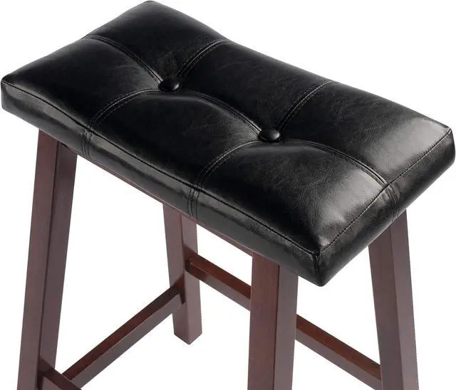 Alt view image 6 of 7 - Winsome Mona Stool, 24", Antique Walnut
