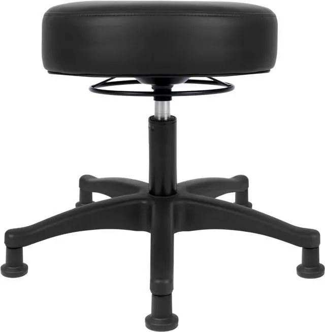 Main image of TAKE UR SEAT®15" Table Height Adjustable Round Seat Stool Heavy Duty Built and Shipped Within 24 Hours, Spa, Medical, Lab, Black (Glide)