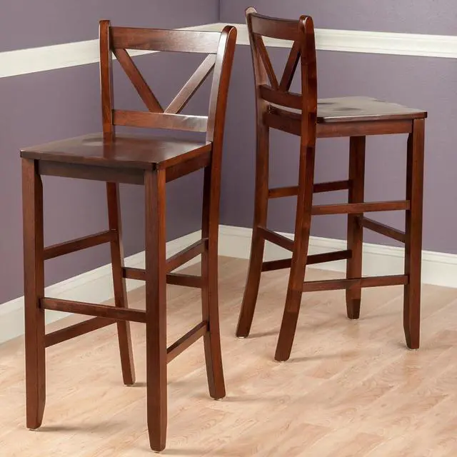 Alt view image 2 of 7 - Winsome Victor Stools, 29", Brown