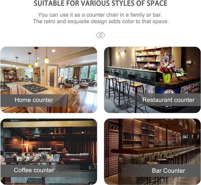 Alt view image 7 of 7 - Virabit Counter Height Bar Stools Set of 4, 27" Farmhouse Barstools with Button Back and Nailhead Trim, Velvet Bar Stools with Kitchen Island, Pub (Grey)