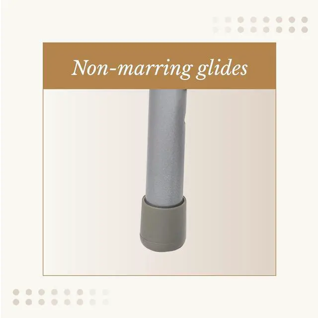 Alt view image 6 of 7 - OEF Furnishings (2 Pack) Steel Stools, Grey, 18", No Assembly Required