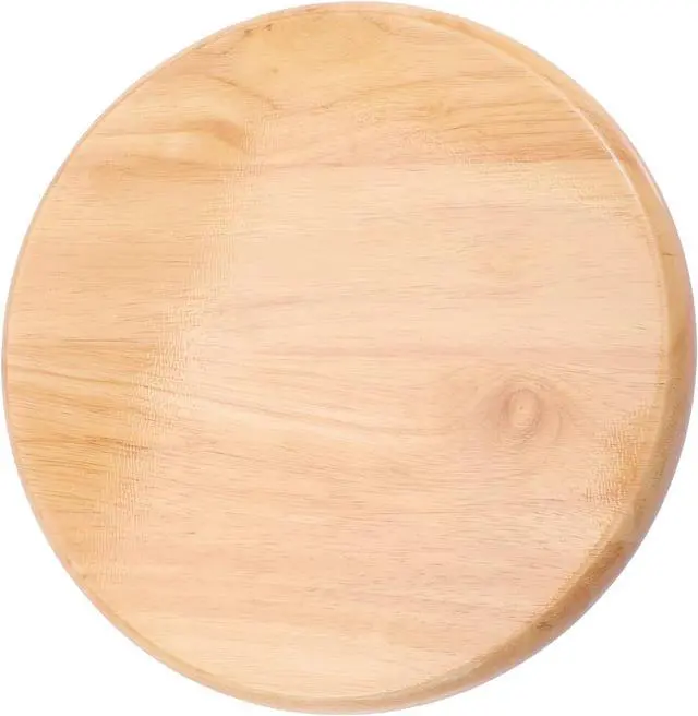 Main image of VOSAREA Wooden Bar Stool Seat Replacement Round Chair Seat Top Wood Seat Replacement for Metal Chairs Stool (29.5CM)