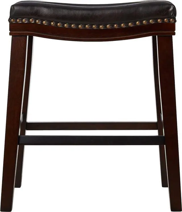 Alt view image 4 of 7 - Christopher Knight Home Kainu Counter Stool, Brown + Dark Brown