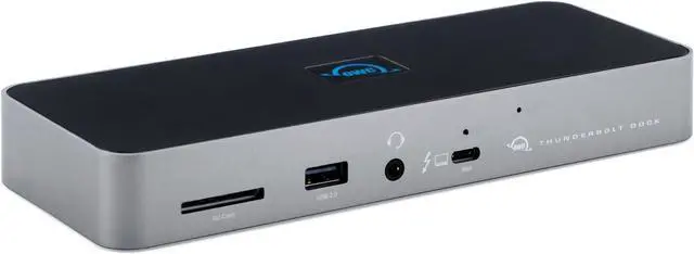 Main image of OWC 11-Port Thunderbolt Dock, 96W Charging, Single 8K Display or Dual 5K displays, 3 x Thunderbolt, 4 x USB, GbE, SD, Compatbile M1/M2 Macs, Thunderbolt 3 Macs, Thunderbolt 4 PCs, and USB-C Devices