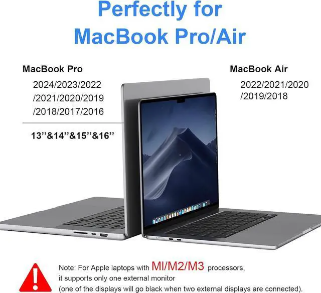 Alt view image 4 of 7 - Docking Station for MacBook Pro Air, LIONWEI USB C Docking Station Dual Monitor, Dual HDMI Adapter Hub for Mac MacBook Pro with 2 HDMI, 3 USB 3.0, SD TF Card Reader and 100W PD USB C Charging Port