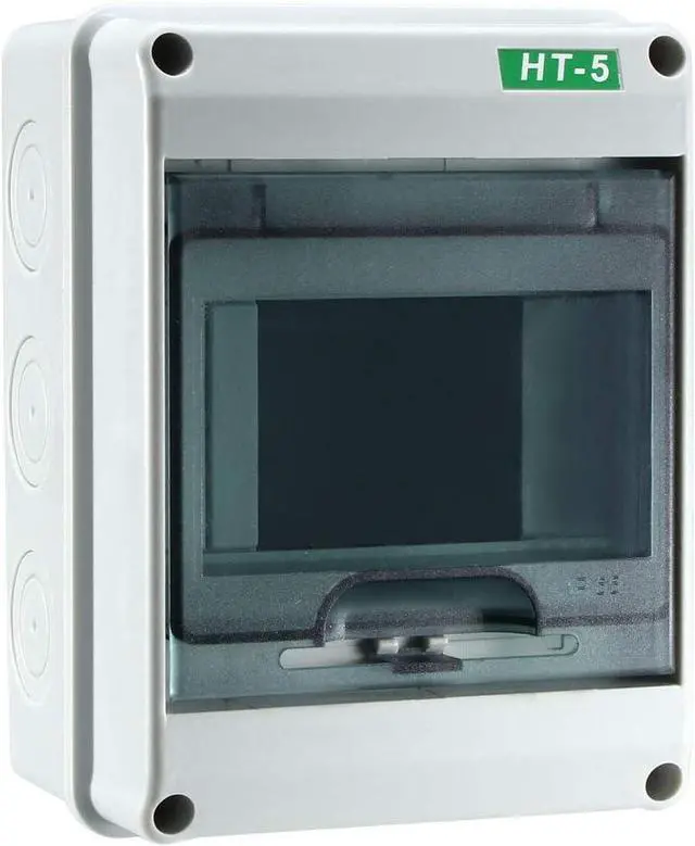 Alt view image 2 of 4 - uxcell IP65 ABS Transparent Cover Power Distribution Protection Box for Circuit Breaker Indoor on The Wall 5 Way (120mmx160mmx92mm)