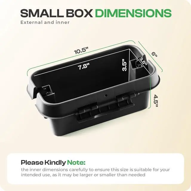 Alt view image 3 of 7 - SockitBox  The Original Weatherproof Connection Box  Indoor & Outdoor Electrical Power Cord Enclosure for Timers, Extension Cables, Holiday Lights, Power Tools, Fountains & More  Size Small  Black