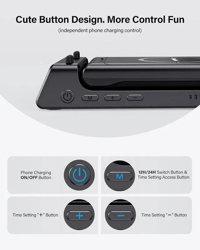 Alt view image 4 of 7 - Charging Station for Samsung Galaxy S25 Ultra/Watch 7/Buds 3, SwanScout 703S, Wireless Charger for Galaxy S25+/S25/S24 Ultra/S24+/S24/S23/S22, Galaxy Watch Ultra/6/5/4, Galaxy Buds (No Adapter)