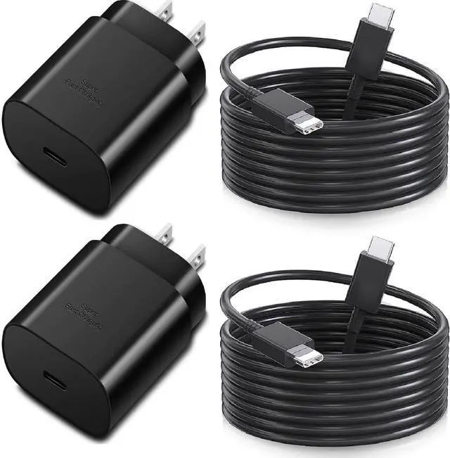 Main image of for Samsung Charger Fast Charging Cord 2-Pack Type C Fast Charger 25W USB C Charger Compatible with Samsung Galaxy A16 A15 A55 C55 S25 S25+ S24 S23 S22 S21 S20 Plus/Ultra/FE/Z Fold/Z Flip/Galaxy Tab