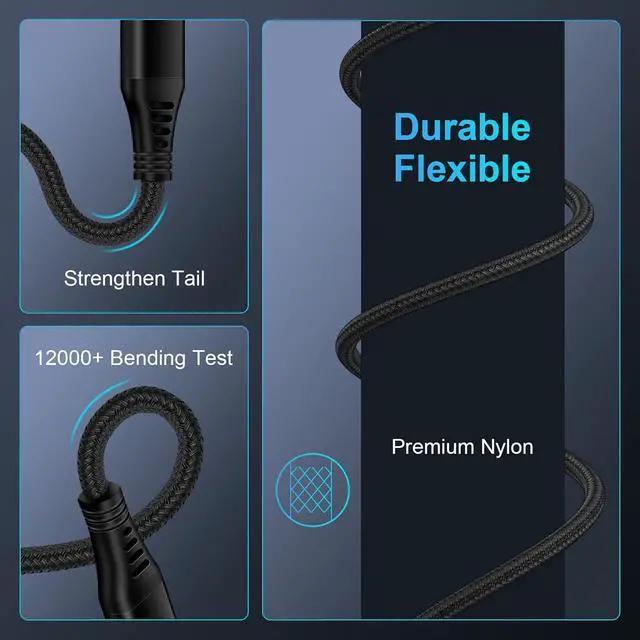 Alt view image 6 of 7 - Type C Android Charger Super Fast Charging Block for Samsung Galaxy A16 A15 A14 5G A54 S25 S24 S23 Ultra S22 S21 S20,48W Dual Port Car Adapter Quick Charger USB C Wall Charger with 3+6FT USB C Cable