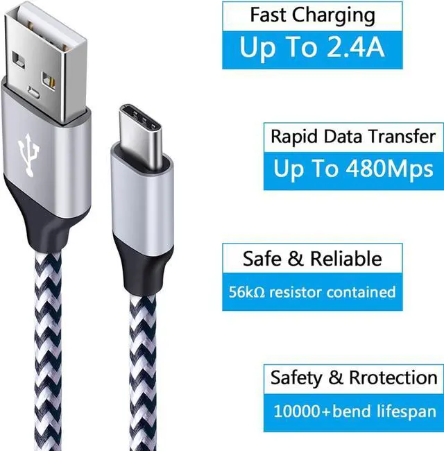 Alt view image 4 of 6 - Fast Charger Type C Car Charger for Samsung Galaxy S22 Ultra /S22 +/S21/S20 fe /S20 A13 5G, A21, A12,A42,A52, A32, A11,Note 22/20, Dual Port Car Charger Adapter Wall Charging Block and Cable Cord