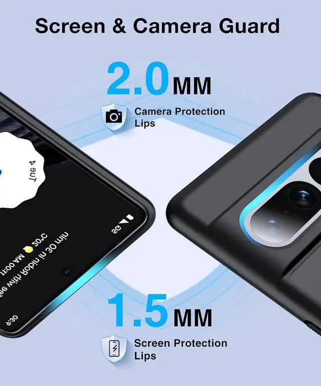 Alt view image 6 of 7 - Magnetic for Google Pixel 7 Pro Case [Compatible with MagSafe][Anti-Fingerprint][Slim Fit][Military Shockproof] Translucent Matte Hard Back Pixel 7 Pro 5G Phone Cover 6.7, Black