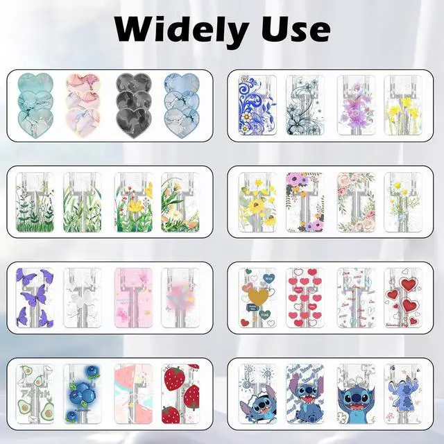 Alt view image 7 of 7 - Glitter Cable Protector for iPhone Type-c Charger,Cute Bling Butterflies Pattern 4 PCS Set Cable Phone Protector for Women Girls,Charging Cord Protector,Cable Chomper,Cord Saver