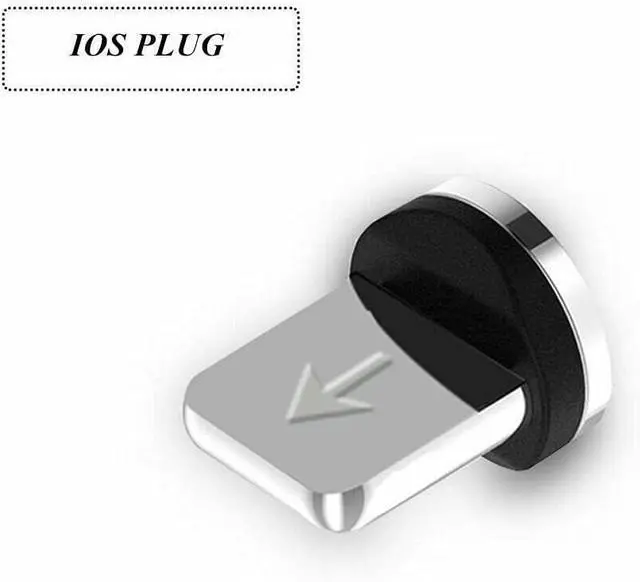 Alt view image 4 of 5 - VizGiz 9 Pack Magnetic Phone Cable Adapter Connector Tips Head Plug Micro USB Type C Cord Magnet Charger Adaptor Replacement Tip for iPhone Huawei Samsung iPad Android Mobile Phone