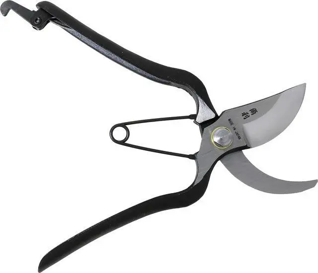 Alt view image 5 of 7 - KAKURI Japanese Pruning Shears for Gardening Heavy Duty 8", Made in JAPAN, Professional Garden Bypass Pruners with Leather Sheath, Hand Forged Japanese Carbon Steel, Black
