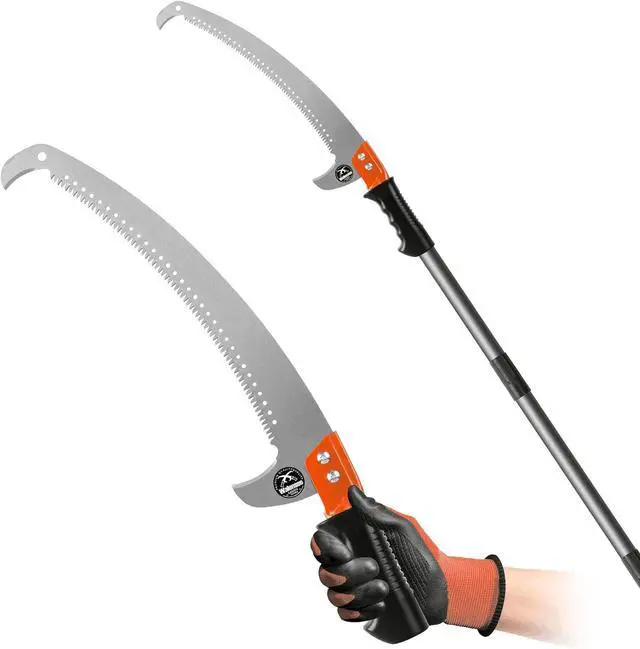 Main image of Walensee Pole Saws for Tree Trimming 10FT Lightweight Manual Stainless Steel Extension High Pole Pruning Pole Saw with Blade for Trimmer Branches Pole Cutter Pole Pruner at Forestry Yard Garden Patios