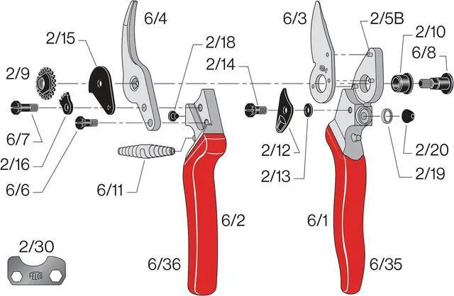 Alt view image 3 of 7 - Felco Pruning Shears (F 6) - High Performance Swiss Made One-Hand Garden Pruners - 100052385