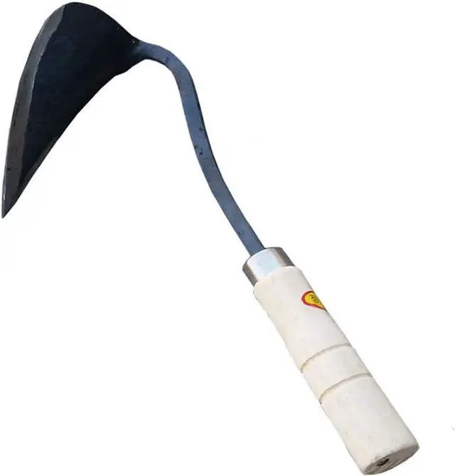 Main image of HANSHIN Premium Forged Gardening Hand Plow Hoe, Korean Daejanggan Style Ho-Mi(Weeding Sickle) for EZ Digger Tools, 1 Pack