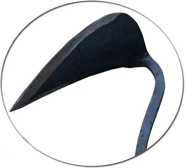 Alt view image 3 of 4 - HANSHIN Premium Forged Gardening Hand Plow Hoe, Korean Daejanggan Style Ho-Mi(Weeding Sickle) for EZ Digger Tools, 1 Pack
