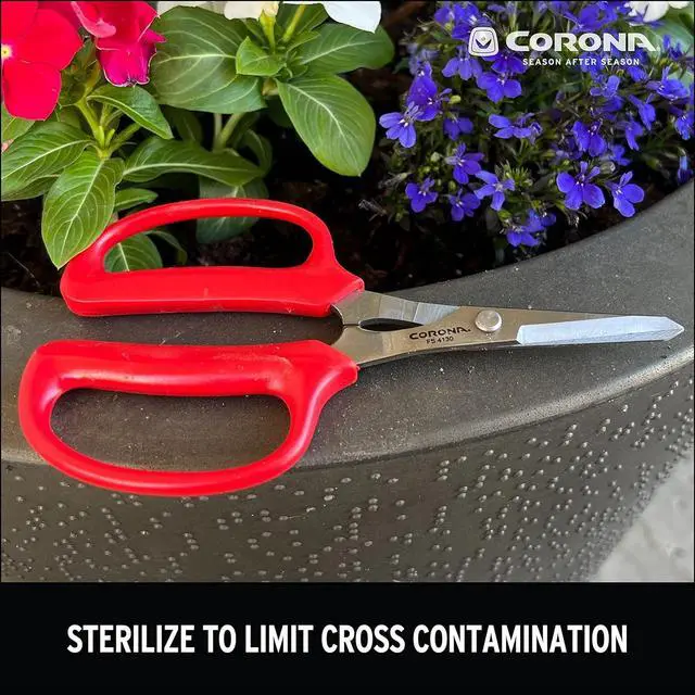 Alt view image 5 of 7 - Corona FS 4130 Hydroponic Scissor, Red