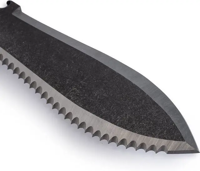 Alt view image 4 of 7 - Barebones Hori Hori Ultimate - Garden Knife with Double-Edged Tempered Steel Blade, Walnut Handle, Ambidextrous Use, Japanese Knife Garden Tool for Weeding and Gardening (Tool Only)