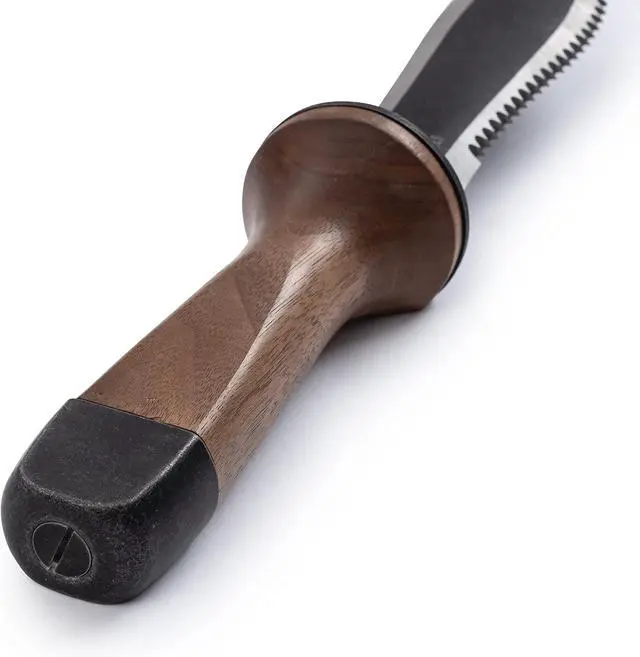 Alt view image 5 of 7 - Barebones Hori Hori Ultimate - Garden Knife with Double-Edged Tempered Steel Blade, Walnut Handle, Ambidextrous Use, Japanese Knife Garden Tool for Weeding and Gardening (Tool Only)