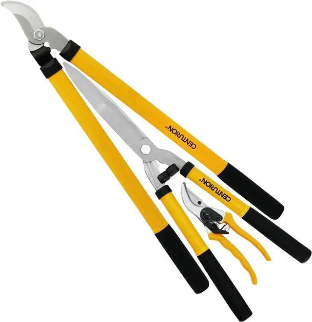 Main image of Centurion 1222 3-Piece Lopper, Hedge Shear & Pruner Combo Set, Heavy Duty Tree, Shrub & Bush Care Kit for Lawn, Garden & Yard, Ideal for Indoor & Outdoor Gardening, Branch Cutting & Plant Trimming