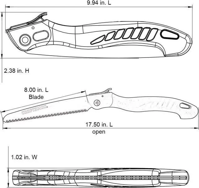 Alt view image 2 of 7 - CRAFTSMAN CMXMKIT0170 Tree & Shrub Pruning Set with Bypass Pruning Shears, Bypass Lopper and Folding Pruning Saw