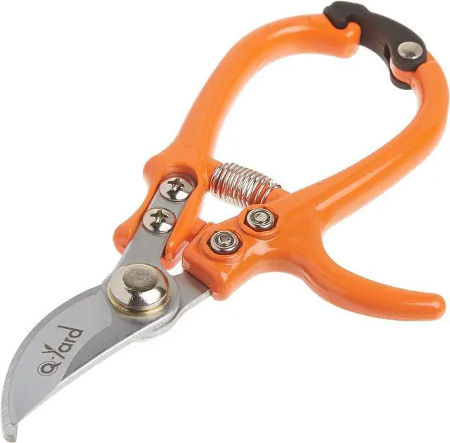 Alt view image 2 of 6 - 2 - pack Q-yard Pruning Shear, Mini- Extra Sharp Garden Hand Pruners, Easier Cutting, Comfortable Ergonomic, Less Effort - Gardening Scissors for Men & Women