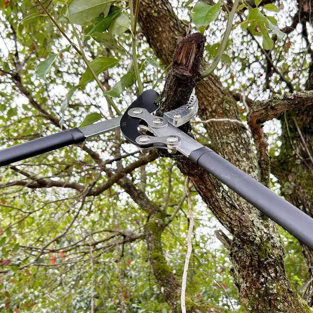 Alt view image 2 of 7 - Loppers for Tree Trimming, Heavy Duty Branch Cutter Tree Clippers with Compound Action, Chops Thick Branch Ease, Garden Lopper Pruning, 32 Inch Tree Trimmer with 2" Clean Cut Capacity