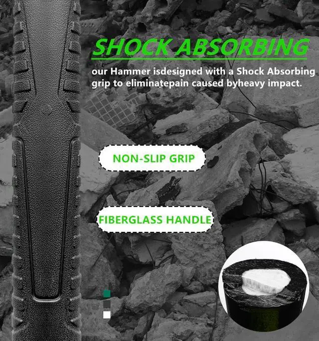 Alt view image 7 of 7 - glorousamc Forged Adze Pick, Weeding Mattock Hoe Pick Mattock with Fiberglass Handle, Garden Pick, Great for Loosening Soil, Archaeological Projects (5LB-with 36" Fiberglass Handle)
