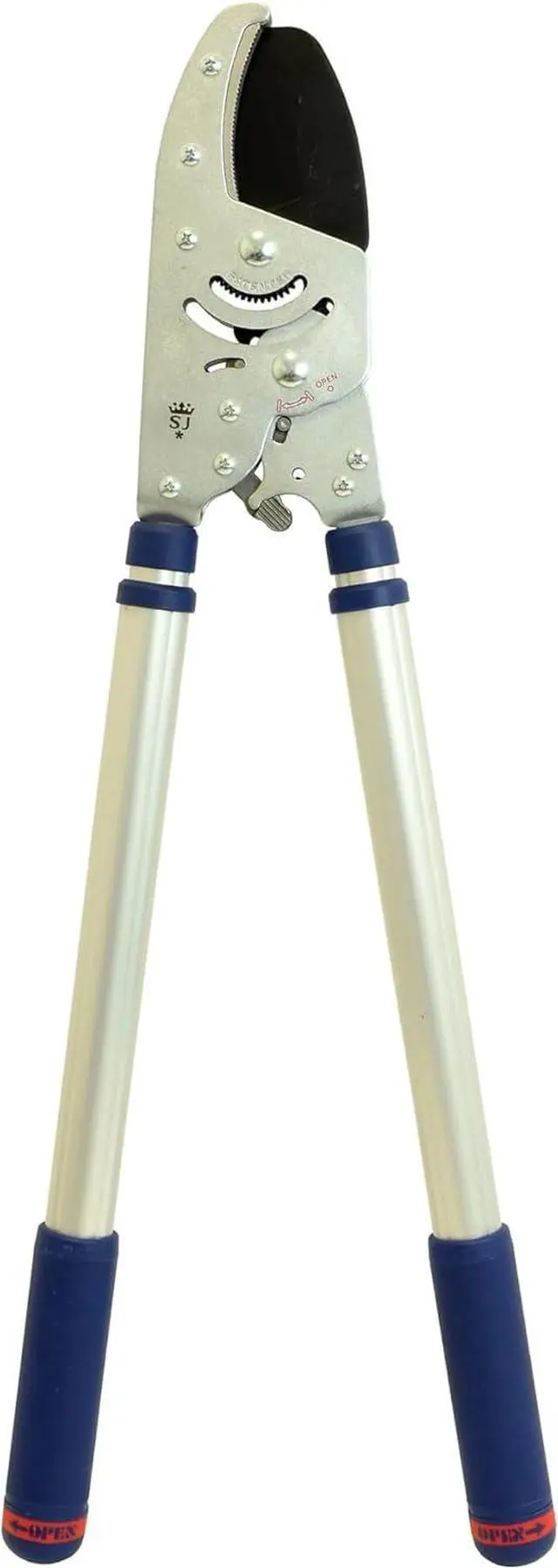 Alt view image 4 of 6 - Spear & Jackson 8290RS Razorsharp Heavy Duty Telescopic Ratchet Anvil Loppers, Multicoloured